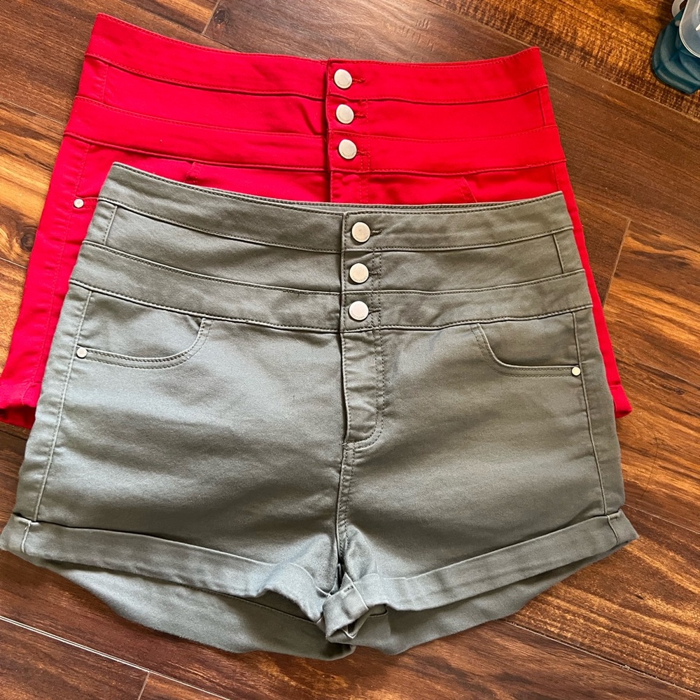 Tinseltown high waisted shorts. Bundle of 2 pair.